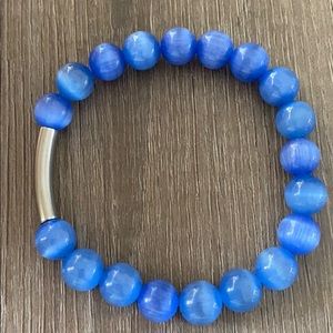Blue Cat Eyes Bracelet